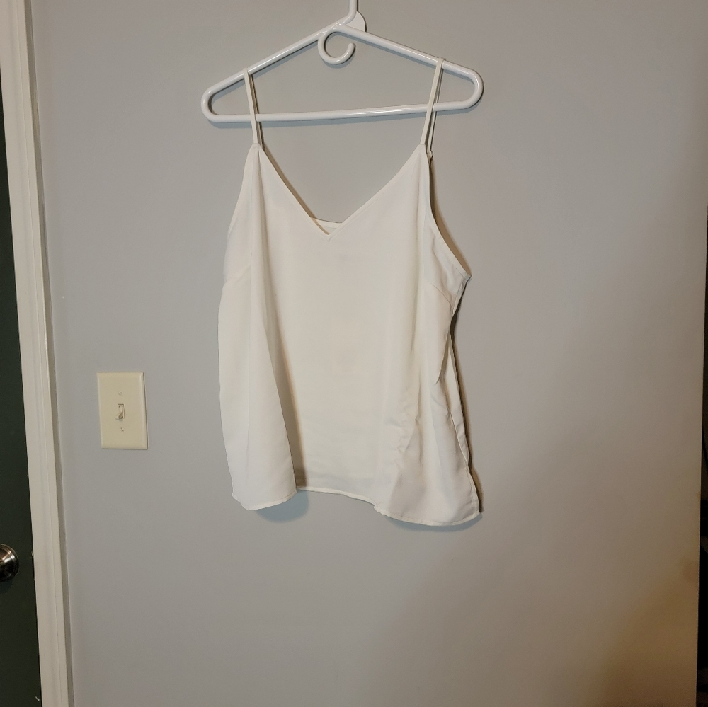 Off white silky camisole